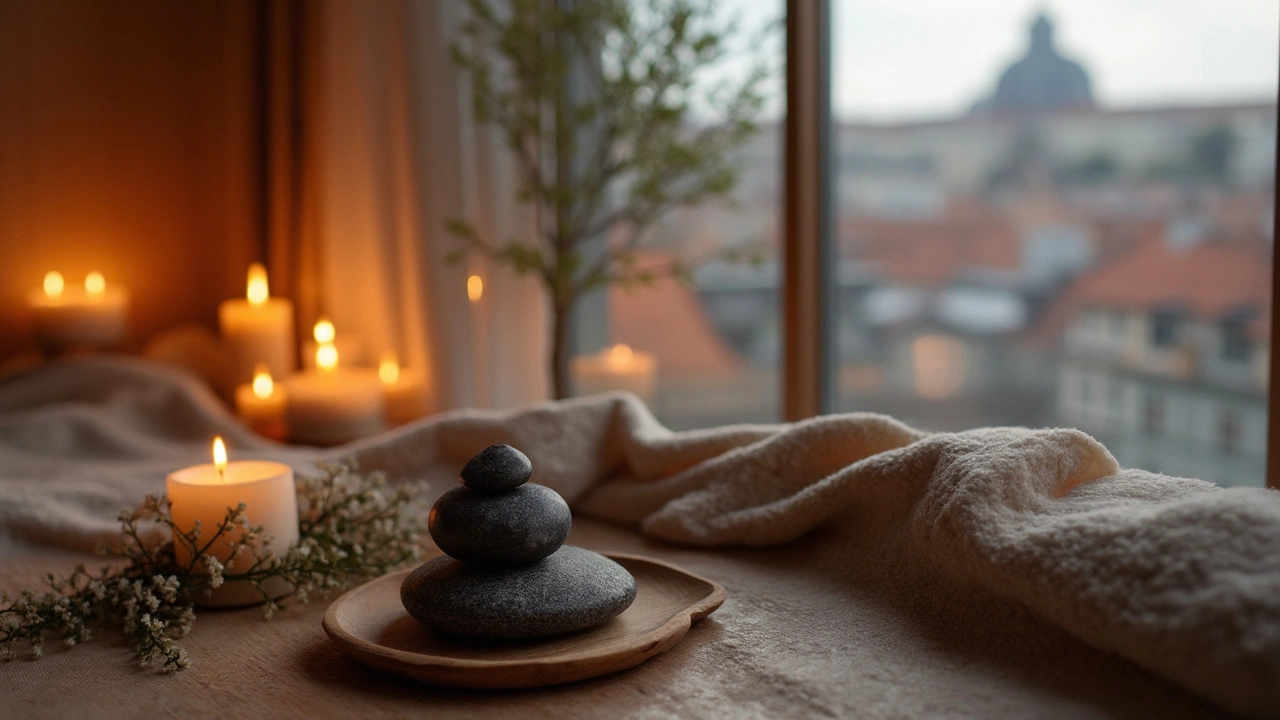 Luxusní masáž lávovými kameny v Praze: Relaxace a zdraví na dosah